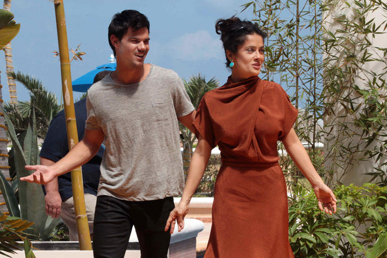 salma hayek, taylor lautner EFE